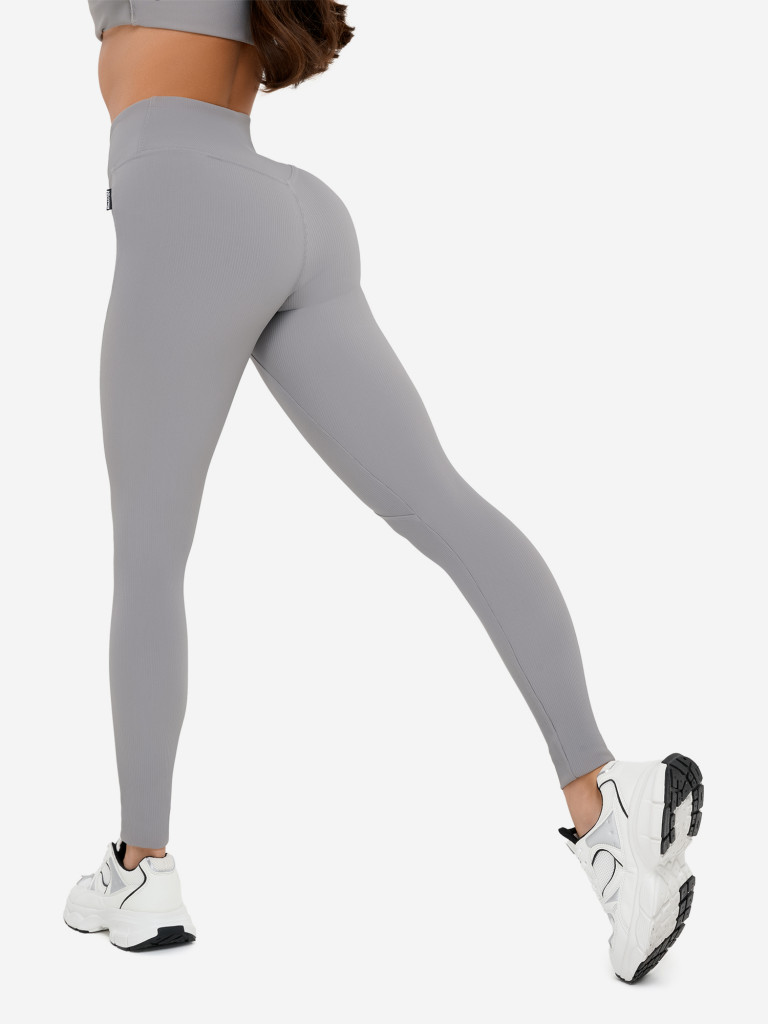 Лосины женские Bona Fide: Leggings "Ribbed Gray"