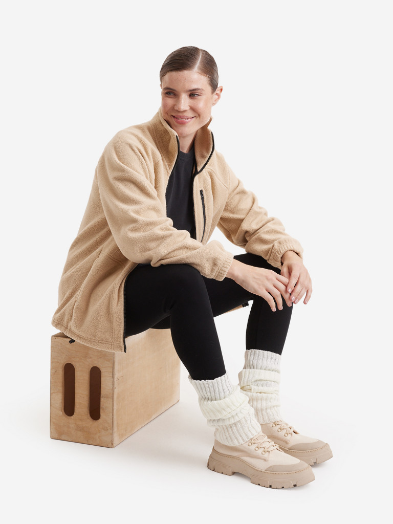 Толстовка из шерпы oversize PointHit тёплая кофта
