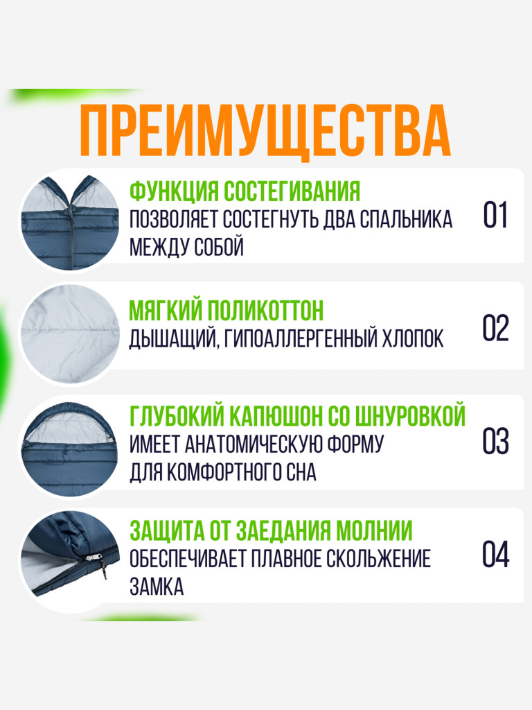 Спальный мешок Trek Planet Bristol L