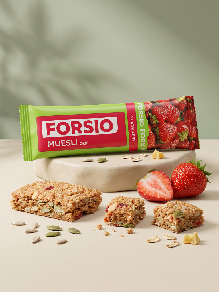 Мюсли Forsio «Клубника» 30 г