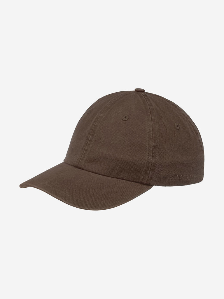 Бейсболка STETSON 7711101 BASEBALL CAP COTTON (коричневый)