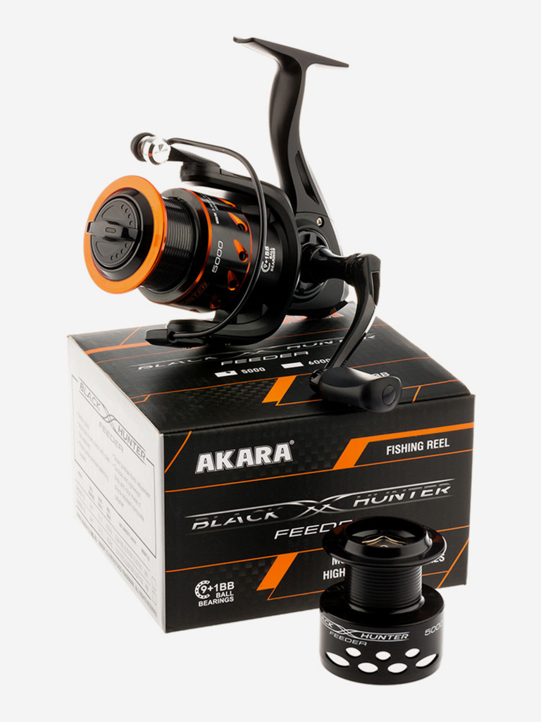 Катушка безынерционная Akara Black Hunter Feeder
