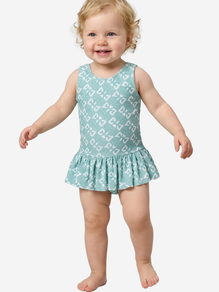 Купальник слитный для девочек PlayToday