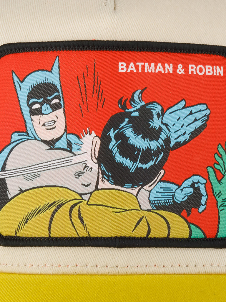 Бейсболка с сеточкой CAPSLAB CL/DC6/1/CT/MEM3 DC Comics Batman and Robin (желтый)