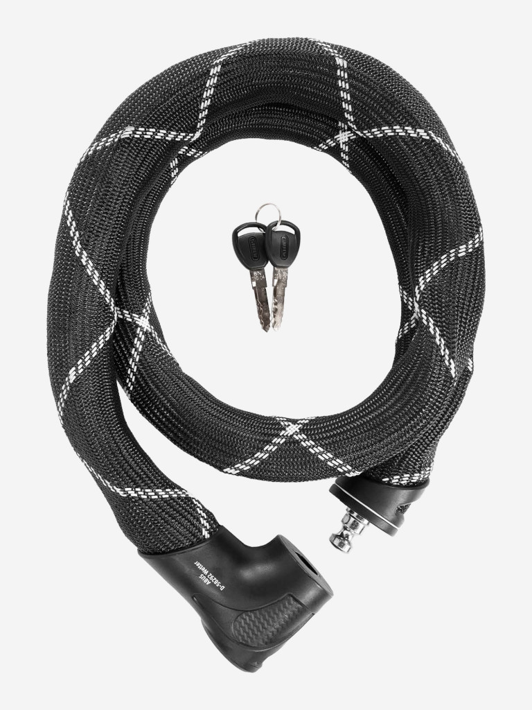 ABUS замок-цепь велосипедный унисекс IVEN Steel-O-Chain 8210/85 черный, цепь 8мм 85см, под ключ, ...