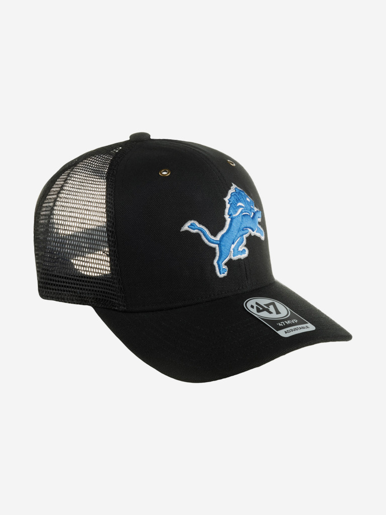 Бейсболка с сеточкой 47 BRAND Carhartt collab Detroit Lions NFL (черный)