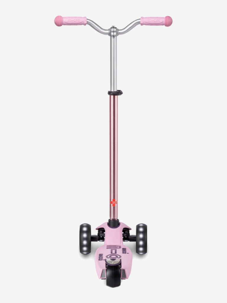 Самокат Micro Maxi Deluxe Pro Led Пудровый 2026