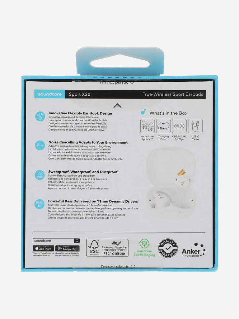 Наушники беспроводные SOUNDCORE Sport X20