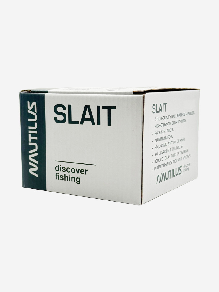 Катушка для спиннинга Nautilus SLAIT 2500, катушка для удочки с передним фрикционом