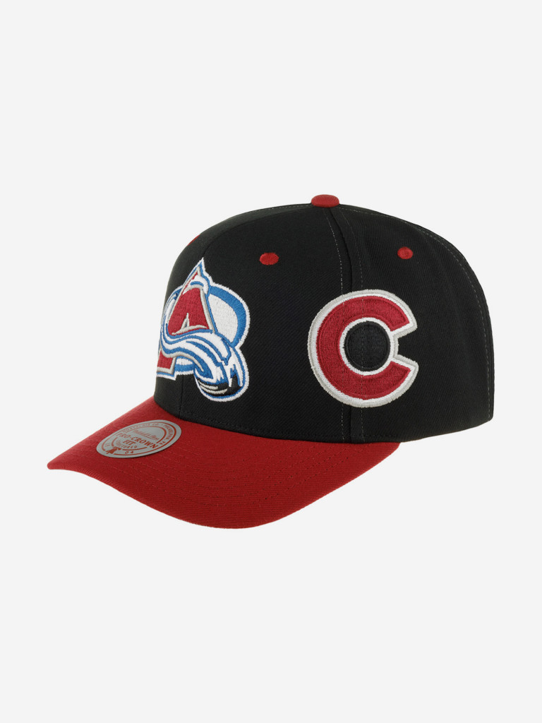 Бейсболка MITCHELL NESS HHSS7311-CAVYYPPPBLCK Colorado Avalanche NHL (черный)