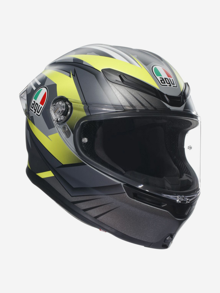 Мотошлем интеграл AGV K6 S E2206 MPLK Excite Matt Camo/Yellow Fluo