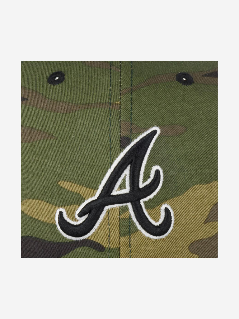 Бейсболка с сеточкой 47 BRAND B-CBRAN01GWP-CMB Atlanta Braves MLB (оливковый)