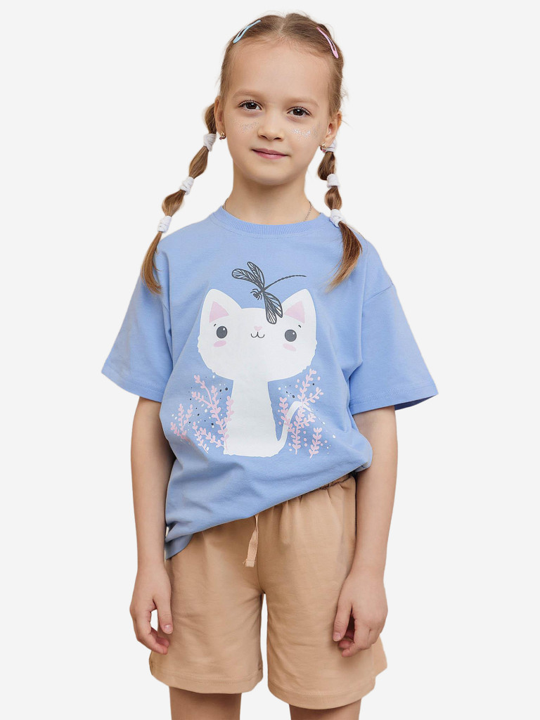 Футболка для девочки batik с коротким рукавом