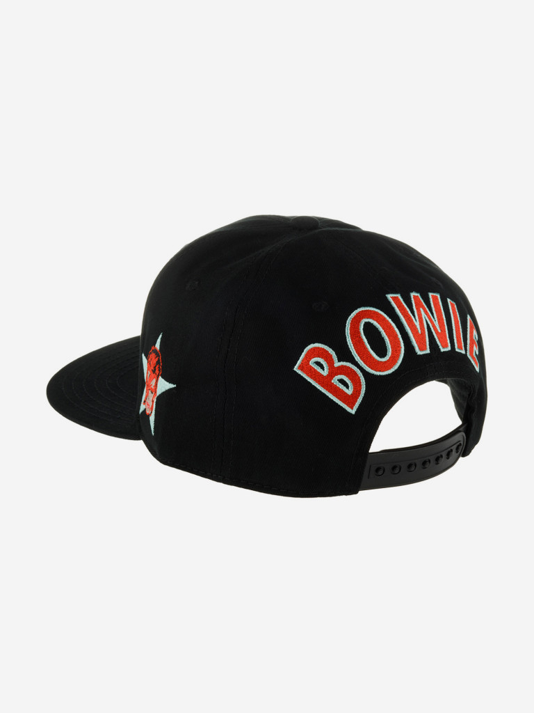 Бейсболка с прямым козырьком AMERICAN NEEDLE 22011A-BOWI Blockhead 2.0 - David Bowie (черный)