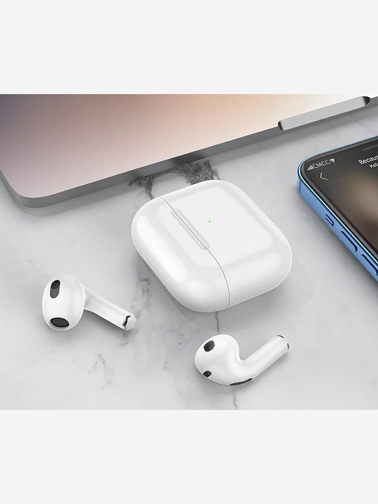 Беспроводные наушники TWS Bluetooth гарнитура HOCO EW43 BT 5.3, вкладыши белый