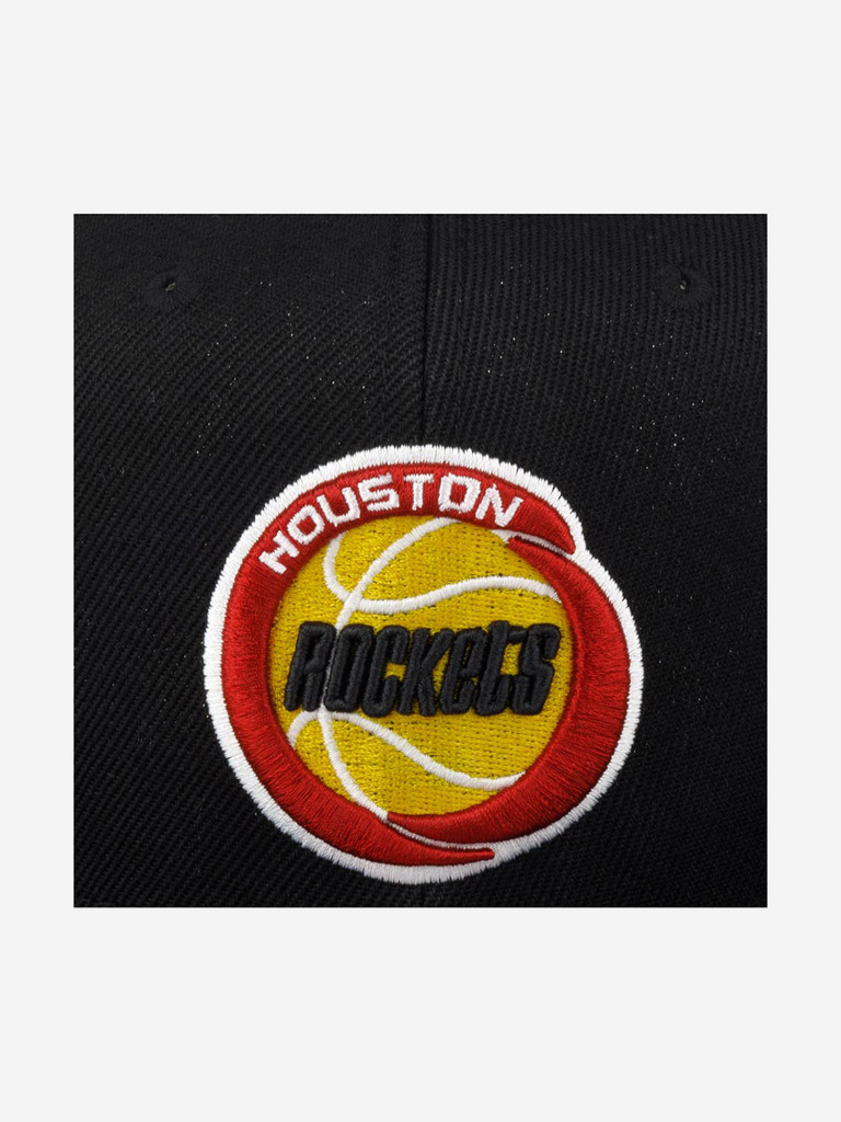 Бейсболка с прямым козырьком MITCHELL NESS 6HSSJS19079-HROBLCK Houston Rockets NBA (черный)