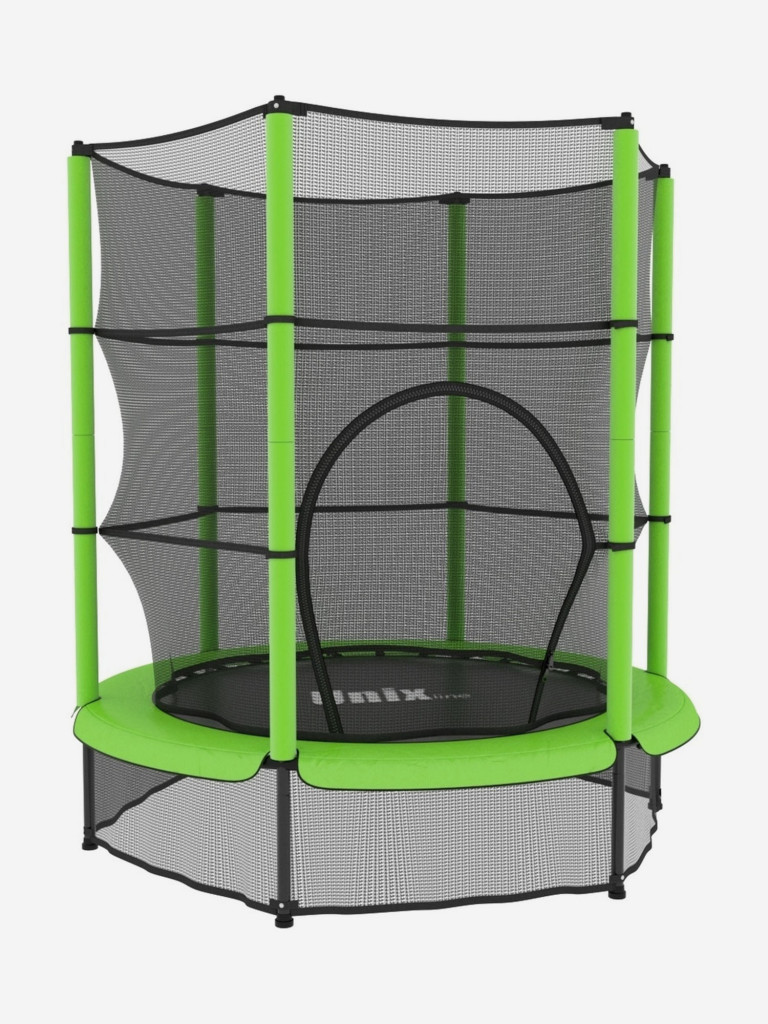 Батут каркасный для детей UNIX Line Kids 4,6 ft, общий диаметр 140 см, до 50 кг