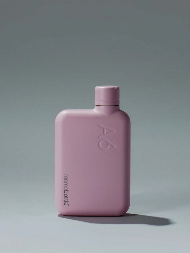 Бутылка из нержавеющей стали Memobottle A6, Pink Salt