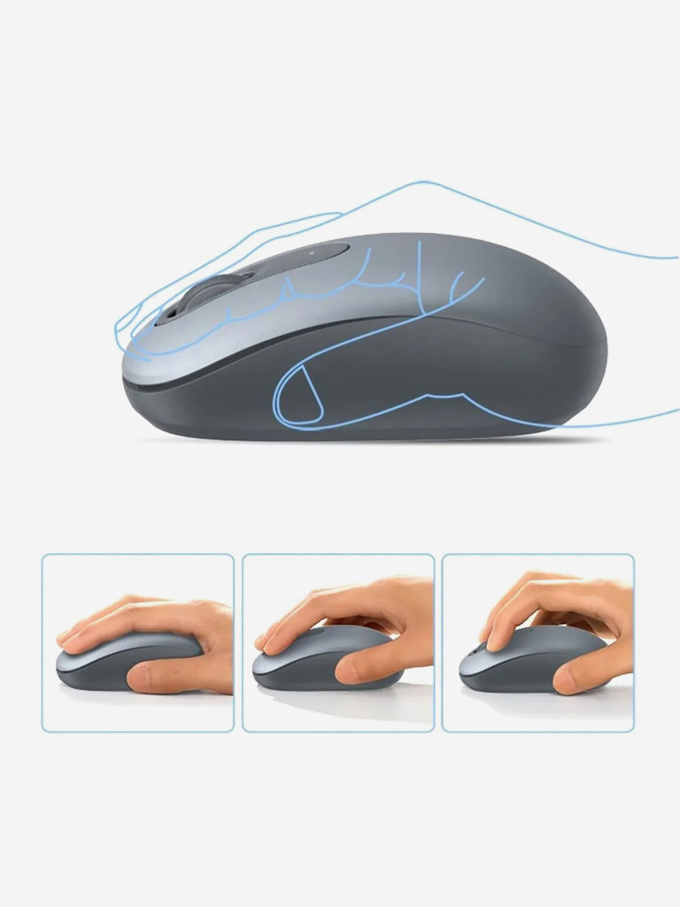 Мышка компьютерная беспроводная UGREEN HM102 (75994) Multi-mode Wireless Mouse