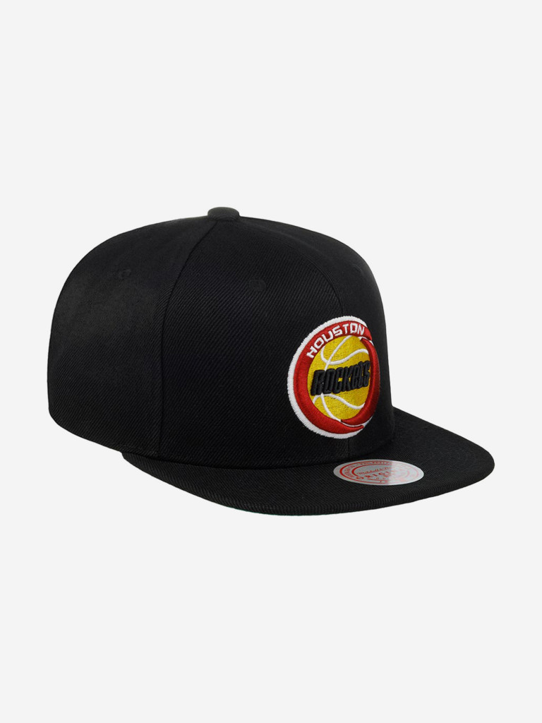 Бейсболка с прямым козырьком MITCHELL NESS 6HSSJS19079-HROBLCK Houston Rockets NBA (черный)