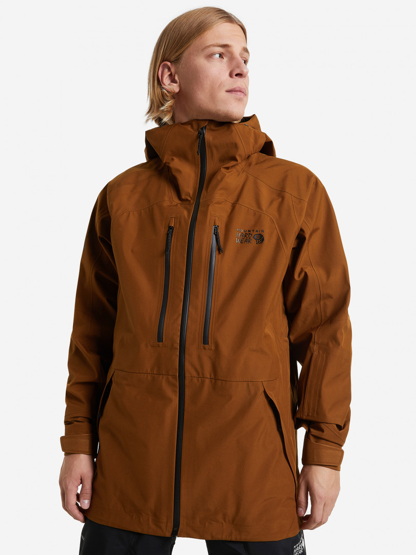 фото Куртка мужская mountain hardwear boundary ridge™ gore-tex® jacket, коричневый