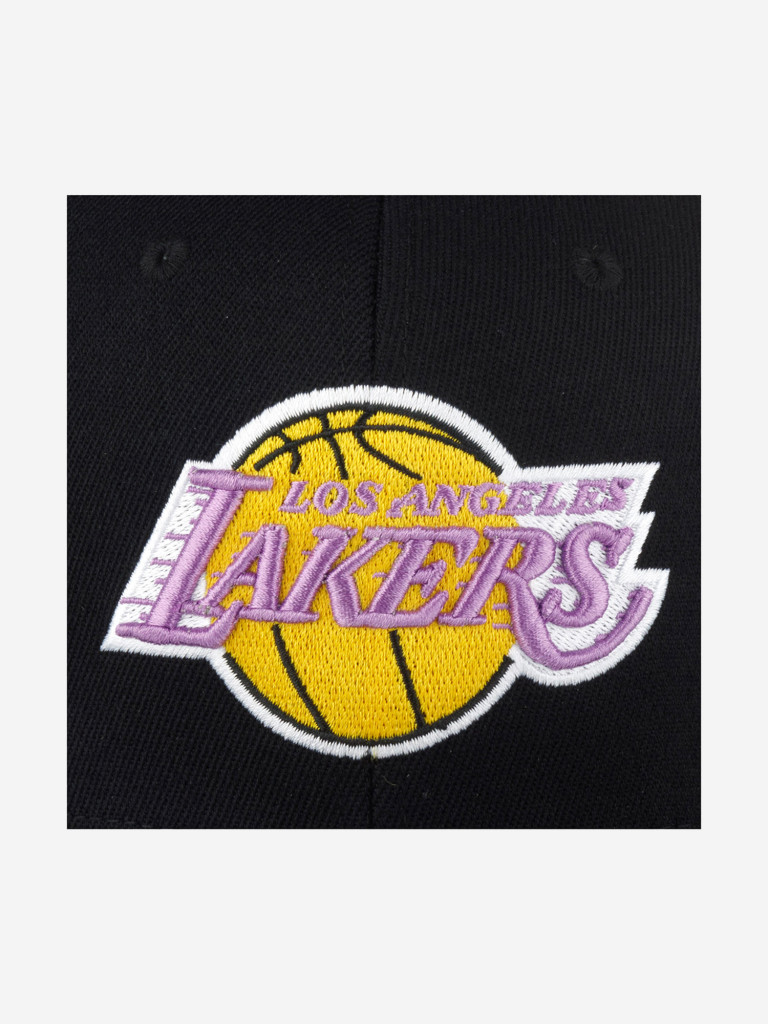 Бейсболка MITCHELL NESS HHSSINTL1245-LALBLCK Los Angeles Lakers NBA (черный)