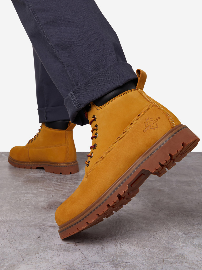 Ботинки утепленные мужские Cordillero Sulphur Fur арт. 126496 охра