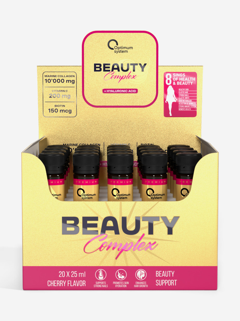 Женский спортивный витаминно-минеральный комплекс Optimum system Beauty, 20 шт