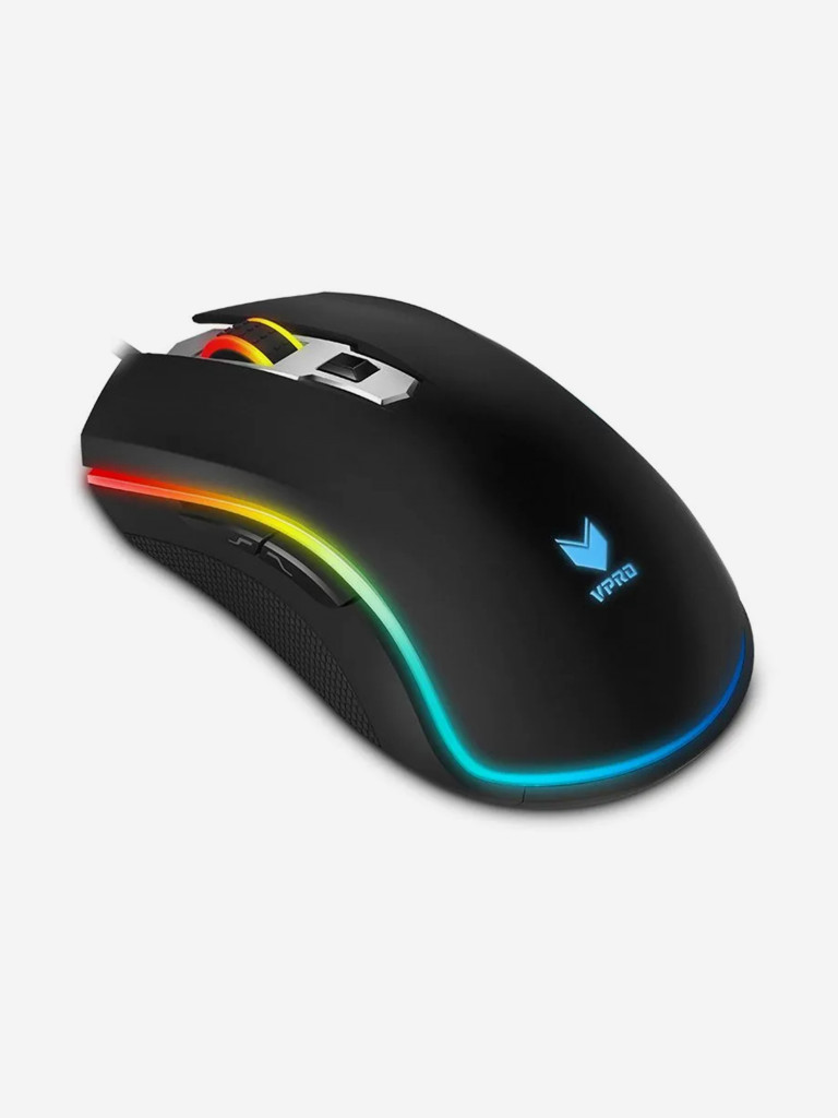 RAPOO Игровая мышь проводная V25S, цвет - черный (12277)