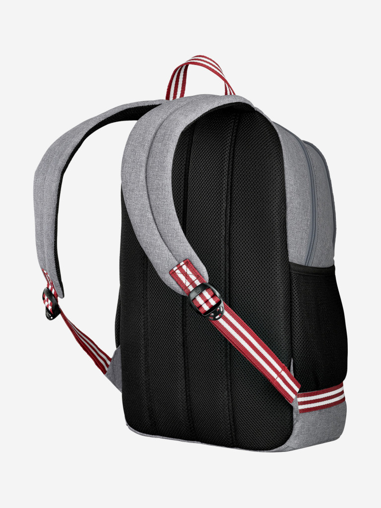 Рюкзак WENGER Collegiate Quadma 16”, серый, 100% полиэстер, 33х17х43 см, 22 л