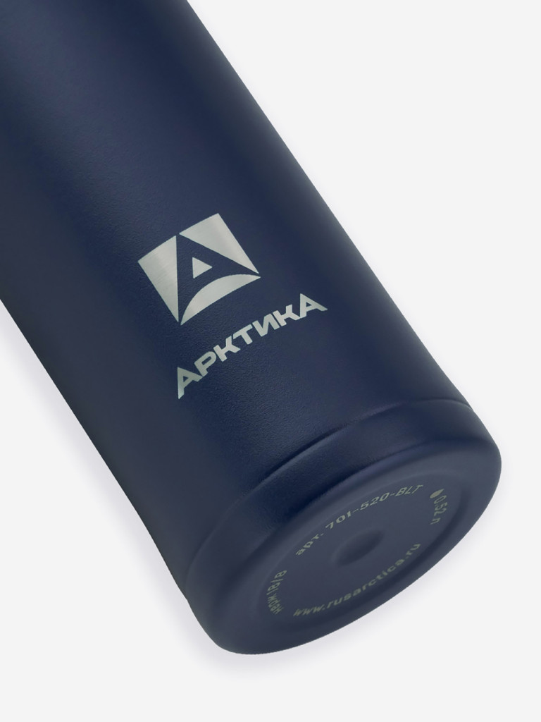 Термокружка вакуумная Арктика, 420 мл, со съемным ситечком, синяя