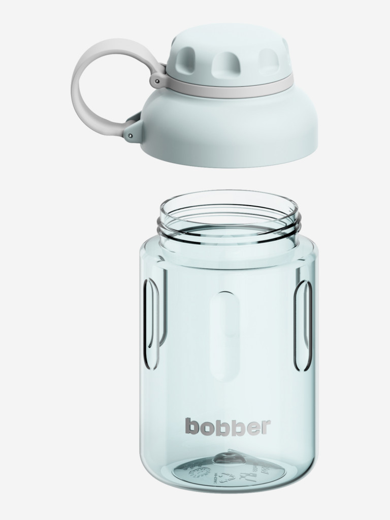 Бутылка тритановая Tritan Bottle для холодных напитков, с ситечком, 590 мл, голубой
