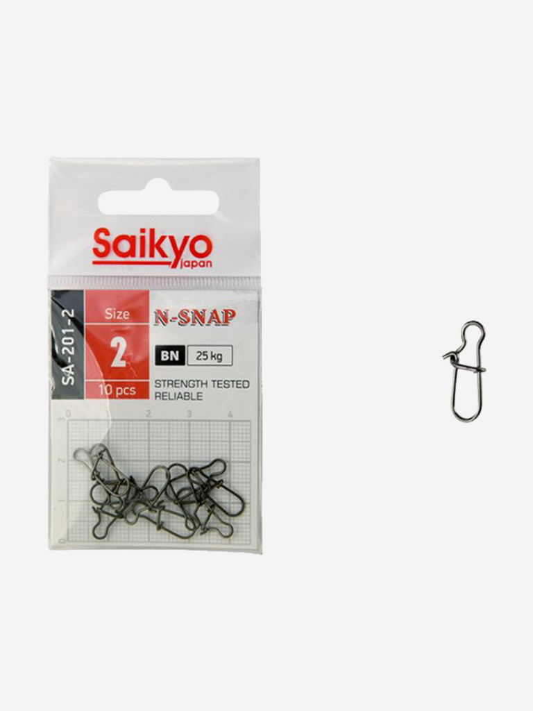 Застежка Saikyo SA-201-2 ( 1 упк. по 10шт.)