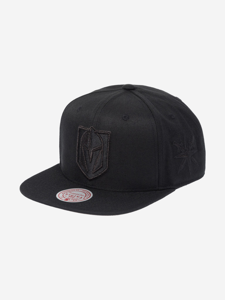 Бейсболка с прямым козырьком MITCHELL NESS HS10998-VGKBLCK Vegas Golden Knights NHL (черный)
