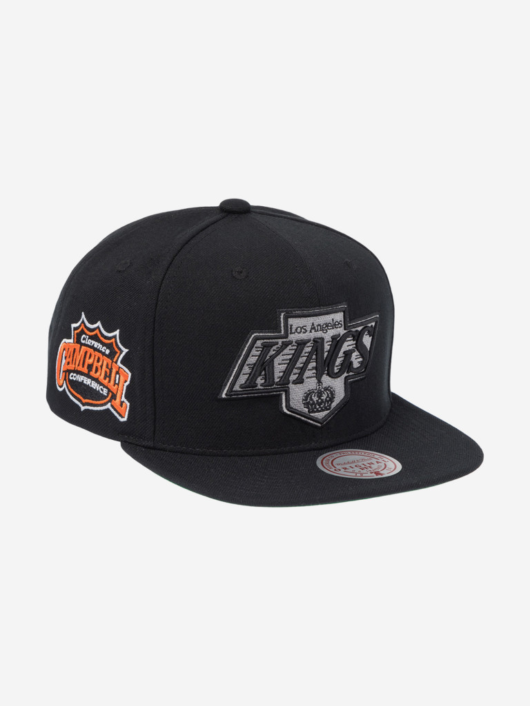 Бейсболка с прямым козырьком MITCHELL NESS HS8582-LAKBLCK Los Angeles Kings NHL (черный)