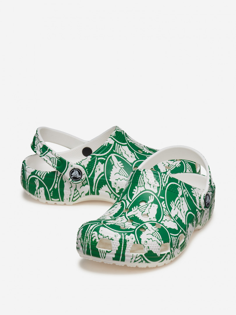 Сабо детские Crocs Classic Duke Print Clog K 30556620299 Зеленый, размер 38, 39,36, 37, фото 2