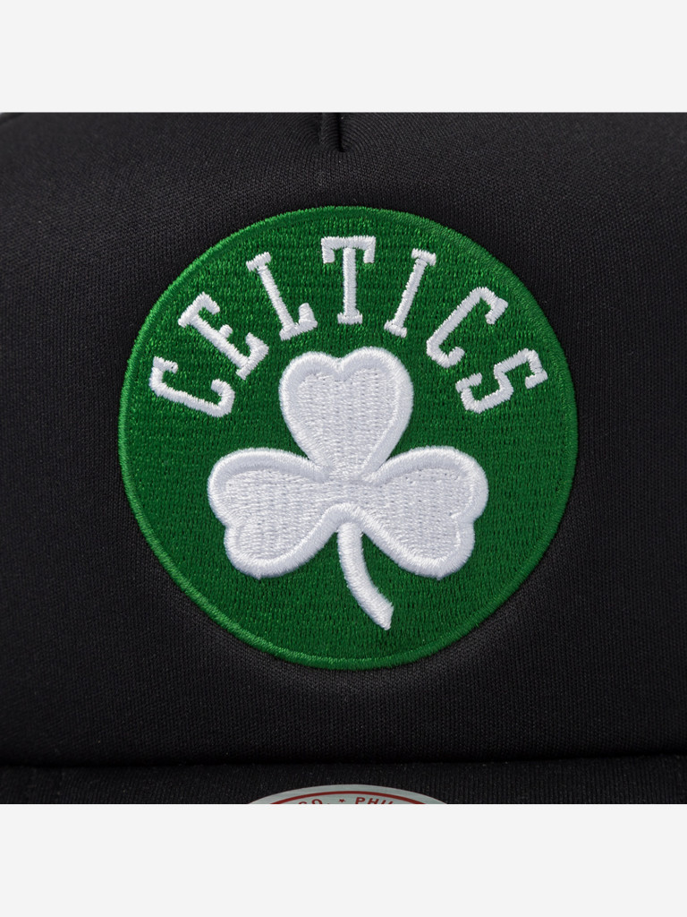 Бейсболка с сеточкой MITCHELL NESS HT11408-BCEBLCK Boston Celtics NBA (черный)
