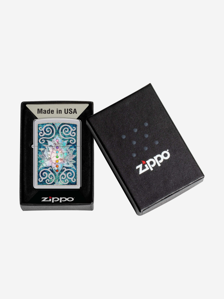 Зажигалка бензиновая ZIPPO 48592 Lotus Flower