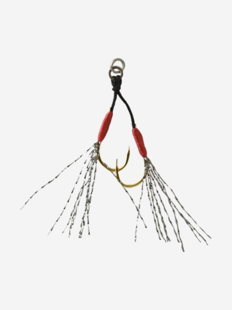 Крючки для рыбалки двойные ассист Saikyo TWIN MICRO ASSIST STMA, 2 упаковки по 2 пары