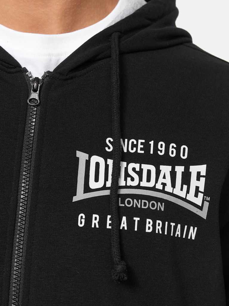 Худи мужское на молнии LONSDALE LINTMILL