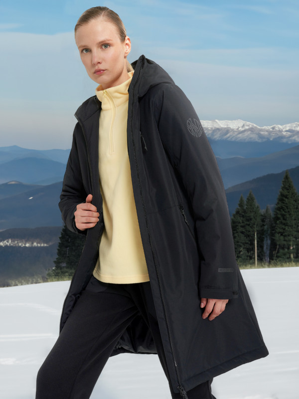 Куртка утепленная женская Outventure арт. 130245 черный цвет — купить за 8999 руб., отзывы в интернет-магазине Спортмастер