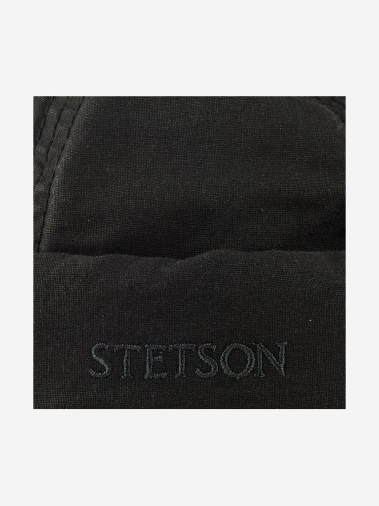 Шапка докер STETSON 8821107 DOCKER DELAVE ORGANIC COTTON (черный)