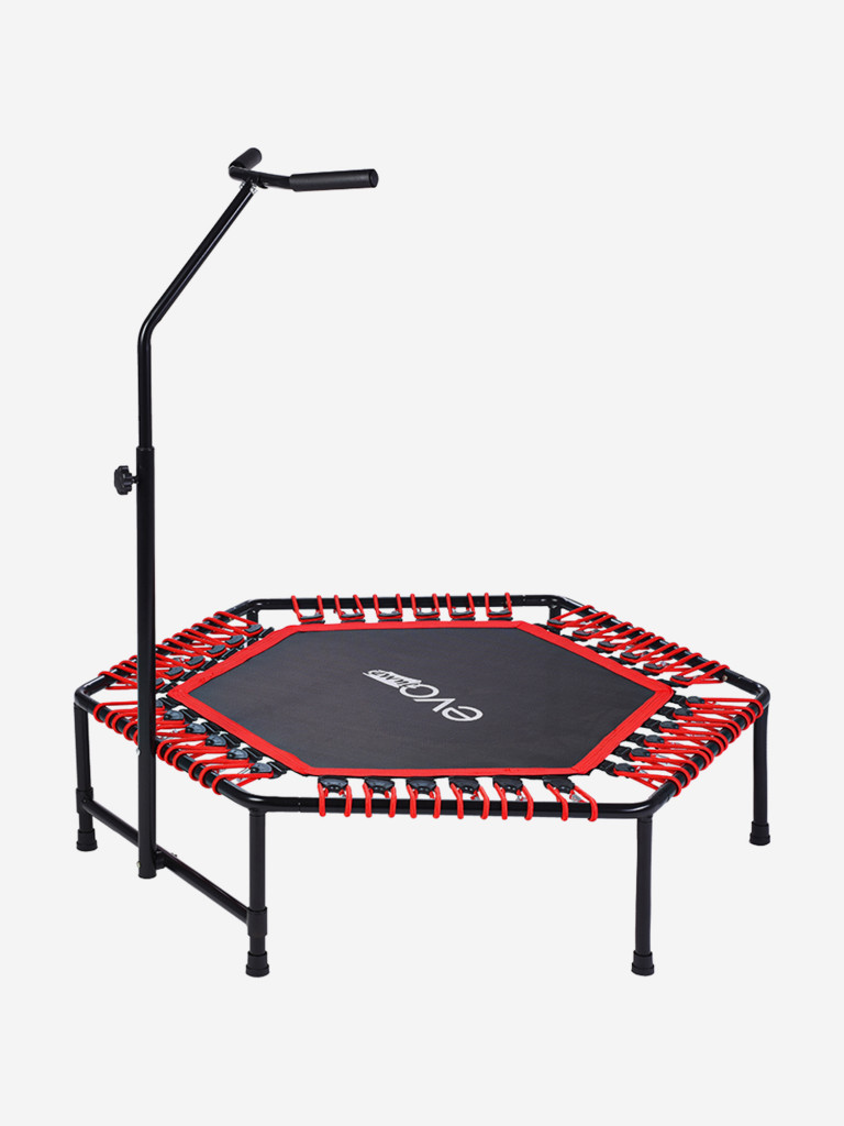 Батут спортивный для фитнеса и джампинга EVO JUMP PRO, красный