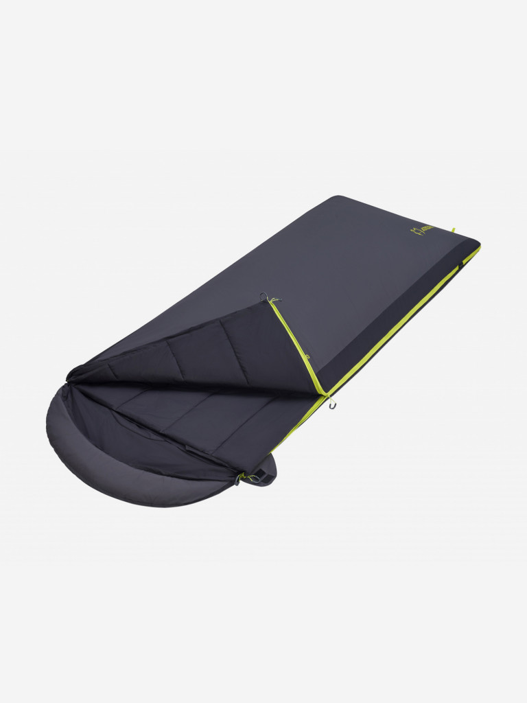 Спальный мешок KingCamp 2101 ROCKY 520L -4°С 230х90, -4°C, черный/графитовый правый