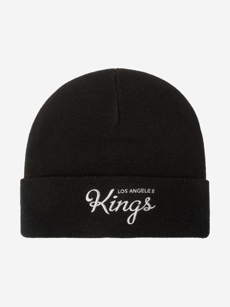 Шапка с отворотом MITCHELL NESS EU175-LAKING-BLK Los Angeles Kings NHL