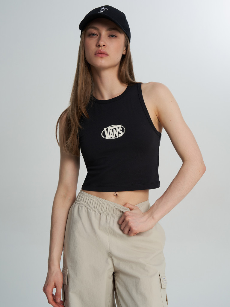 Майка женская Vans Oval Logo Tank