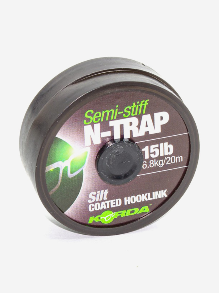 Поводковый материал KORDA N-Trap Semi-stiff 15lb Silt