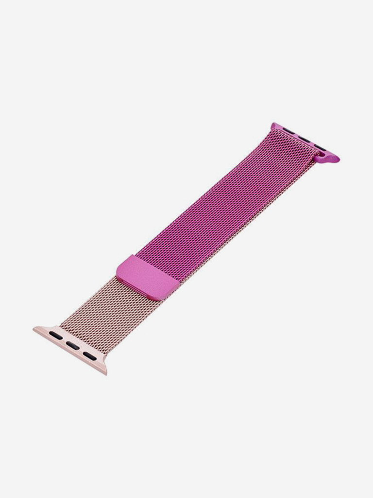 Ремешок для часов Apple Watch 41/40/38 mm Mutural Оригинал, ультралегкий металлический на магните — фиолетово-розовый