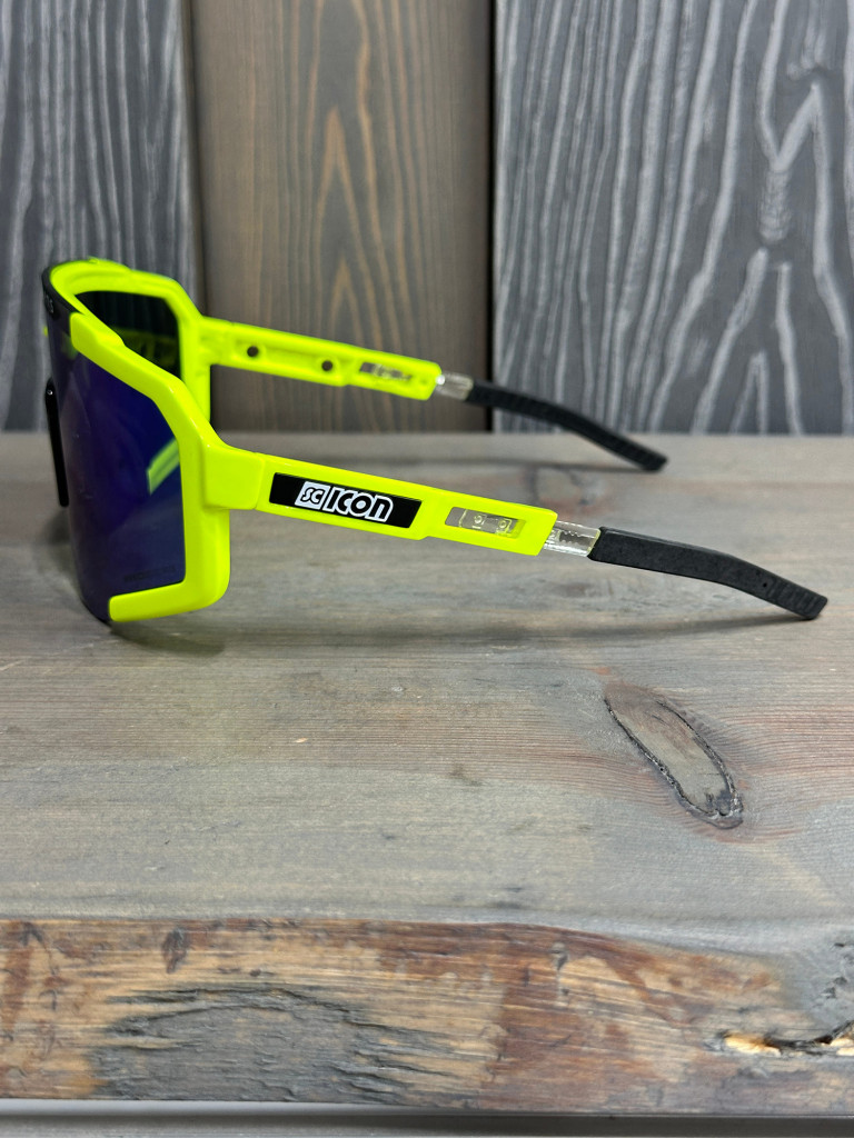 Очки спортивные Scicon AeroScope оправа Yellow Fluo линза SCNPP Multimirror Blue + Clear