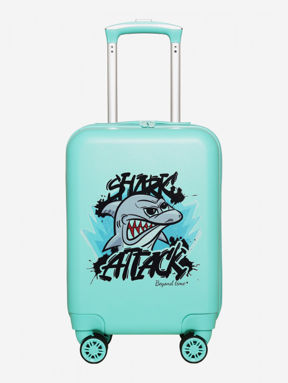 Чемодан детский BEYOND TIME R138 Акула зеленый